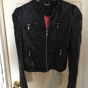 JouJou leather coat